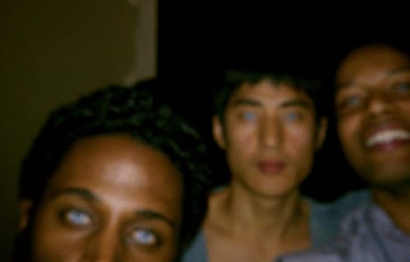 selfie; pictured (l-r) William Robinson, Jungwoong Kim, Jumatatu Poe